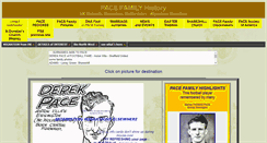 Desktop Screenshot of pacefamilyhistory.info